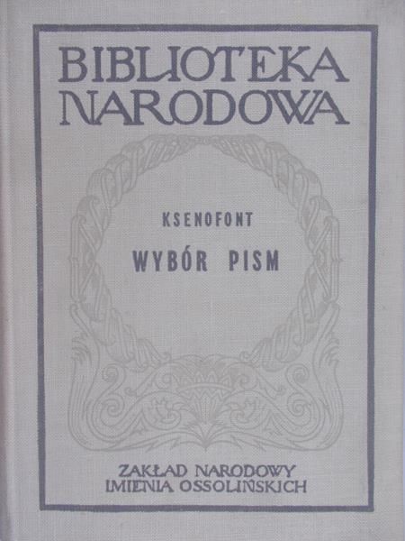 Ksenofont - Wybór pism, BN.