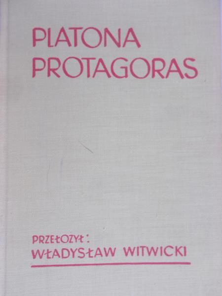 Witwicki Władysław - Platona Protagoras