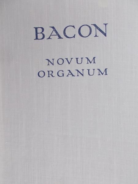 Bacon Franciszek - Novum Organum