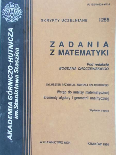 Choczewski Bogdan - Zadania z matematyki