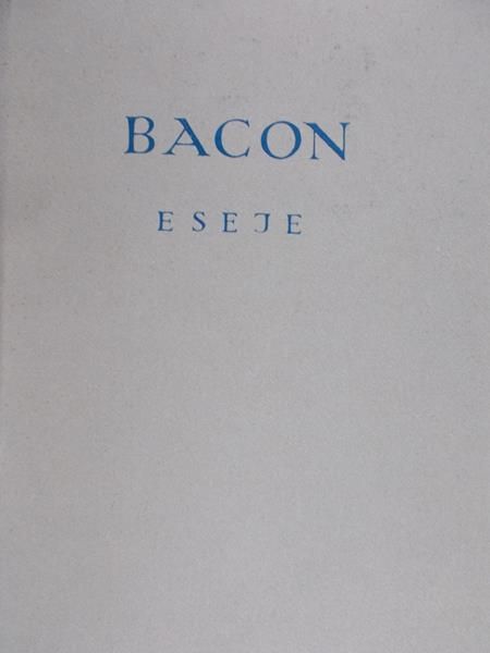 Bacon Franciszek - Eseje