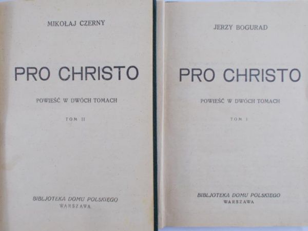 Czerny Mikołaj - Pro Christo tom l,ll