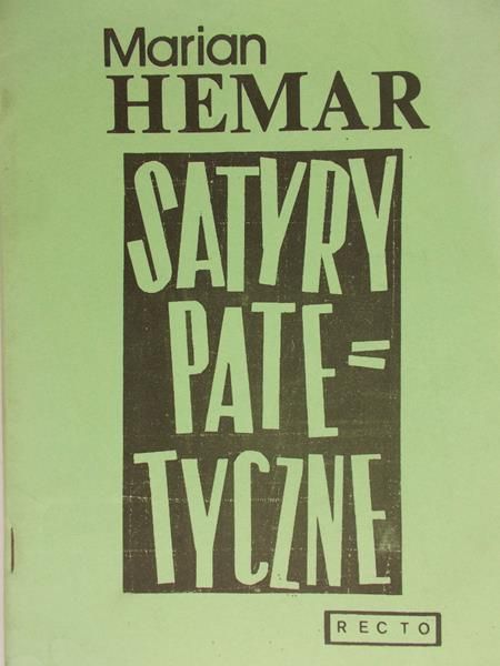 Hemar Marian - Satyry patetyczne