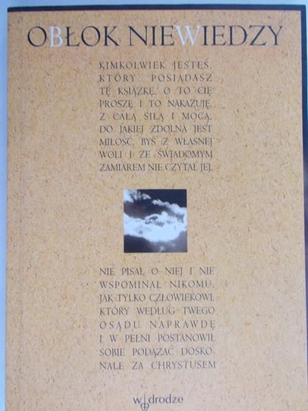 Unolt Wojciech (przeł.) - Obłok niewiedzy
