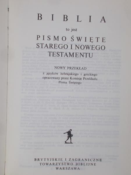 Pismo Święte Starego i Nowego Testamentu