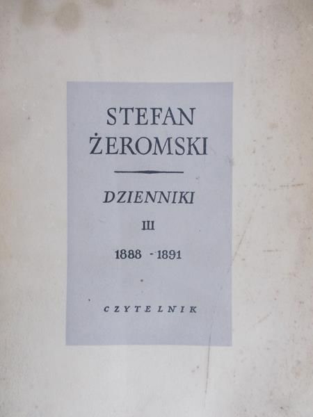 Żeromski Stefan - Dzienniki