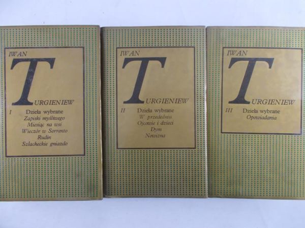 Turgieniew Iwan - Dzieła wybrane, t. I-III