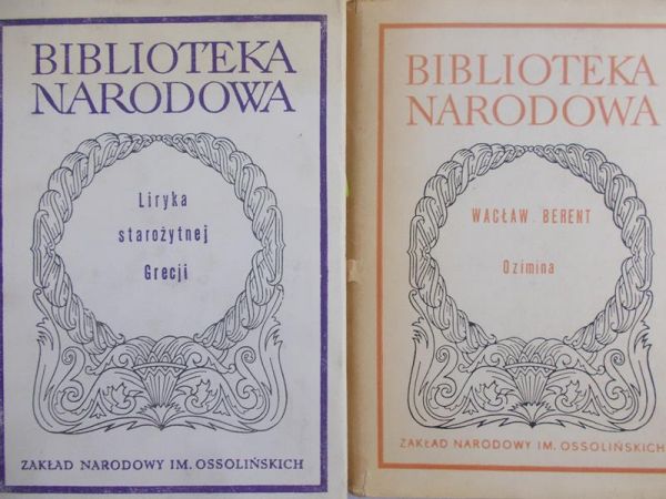 Berent Wacław, Danielewicz Jerzy - Liryka starożytnej Grecji/Ozimina