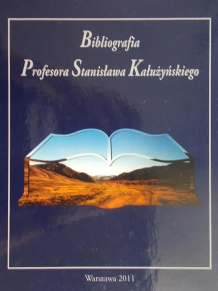 Kozłowska Maria - Bibliografia profesora Stanisława Kałużyńskiego