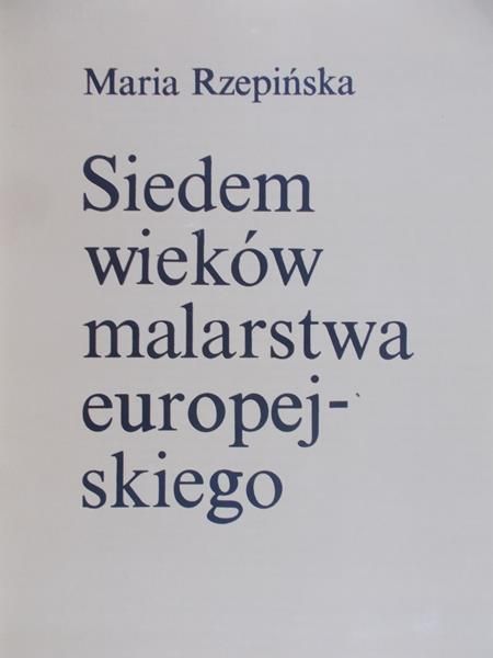 Siedem wieków malarstwa europejskiego