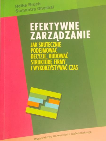 Bruch Heike - Efektywne zarządzanie