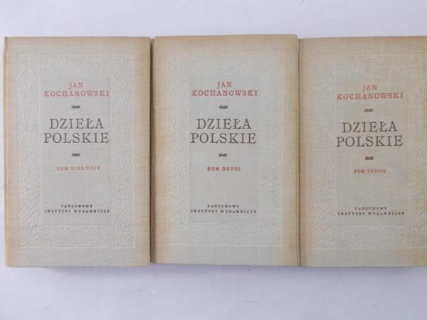 Kochanowski Jan - Dzieła Polskie, Tom I-III