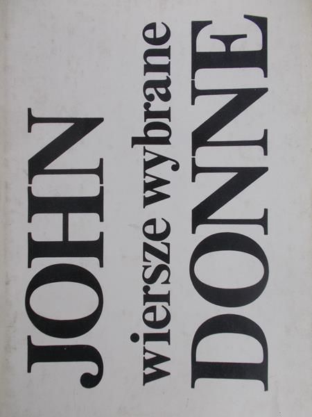 Donne John - Wiersze wybrane