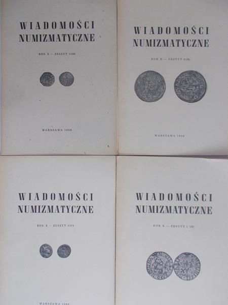Kiersnowski Ryszard - Wiadomości numizmatyczne, zeszyt 1- 4