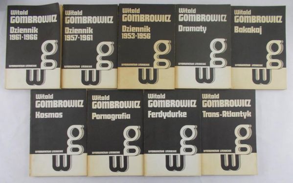 Gombrowicz Witold - Dzieła, 9 tomów