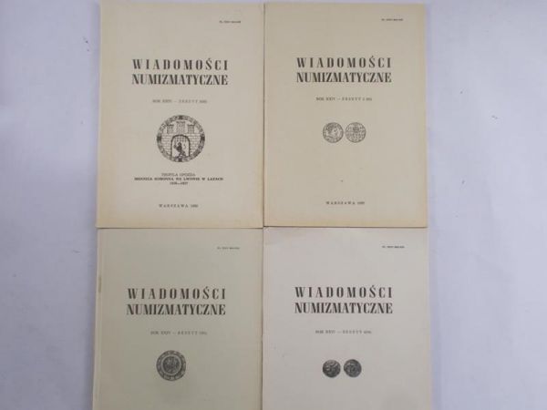 Wiadomości Numizmatyczne, zeszyt 1-4