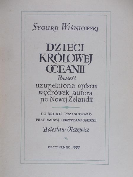 Wiśniowski Sygurd - Dzieci Królowej Oceanii