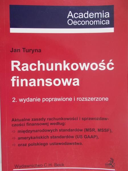Turyna Jan - Rachunkowość finansowa