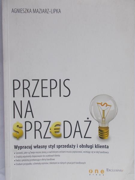 Maziarz-Lipka Agnieszka - Przepis na sprzedaż