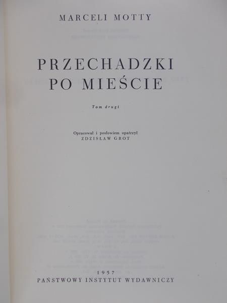 Motty Marceli - Przechadzki po mieście