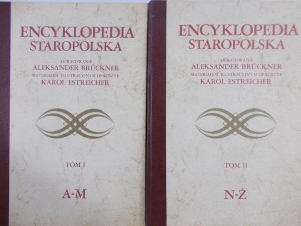 Bruckner Aleksander (opr.) - Encyklopedia staropolska, Tom I - II, reprint ok. 1939 r.