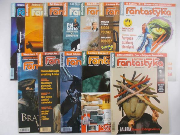 Nowa fantastyka, 12 numerów 2002 r.
