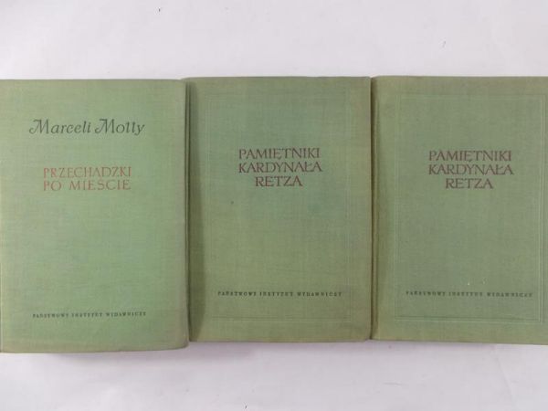 Motty Marceli - Przechadzki po mieście, T.I/Pamiętniki Kardynała Retza T.I-II