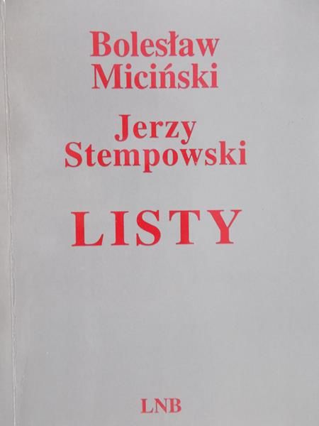Miciński Bolesław - Listy