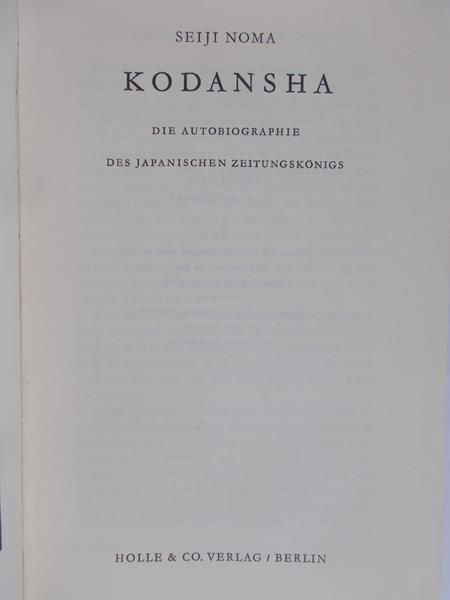 Noma Seiji - Kodansha