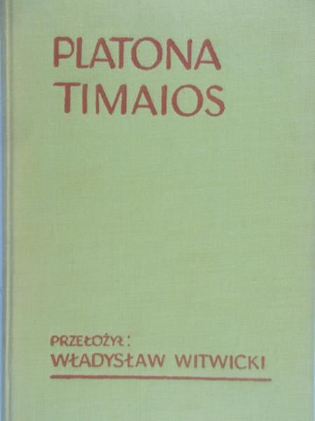 Platona - Timaios i Kritias