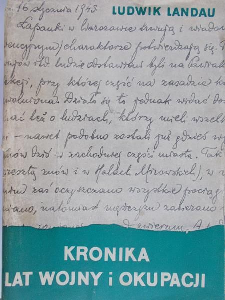 Ludwik Landau -  Kronika lat wojny i okupacji