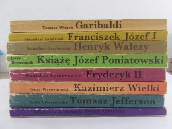 Cykl Biograficzny Ossolineum, zestaw 8 książek