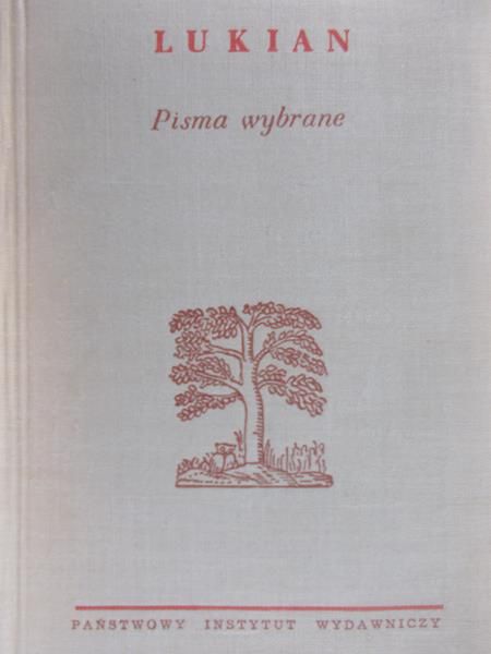 Lukian - Pisma Wybrane
