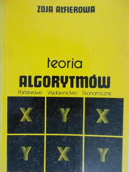 Ałfierowa Zoja - Teoria algorytmów