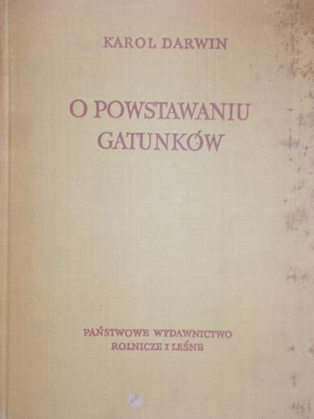 Darwin Karol - O powstaniu gatunków
