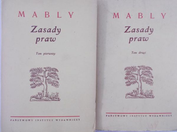 Mably - Zasady praw, Tom I-II