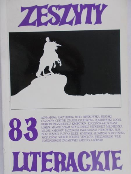 Zeszyty literackie nr 83
