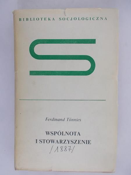 Tonnies Ferdinand - Wspólnota i stowarzyszenie, BS