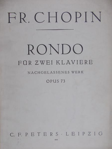 Chopin Fryderyk - Rondo fur zwei klaviere