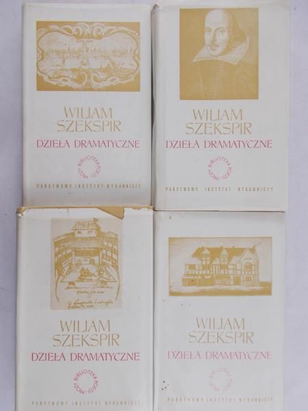 Szekspir Wiliam - Dzieła dramatyczne (zestaw 4 książek)