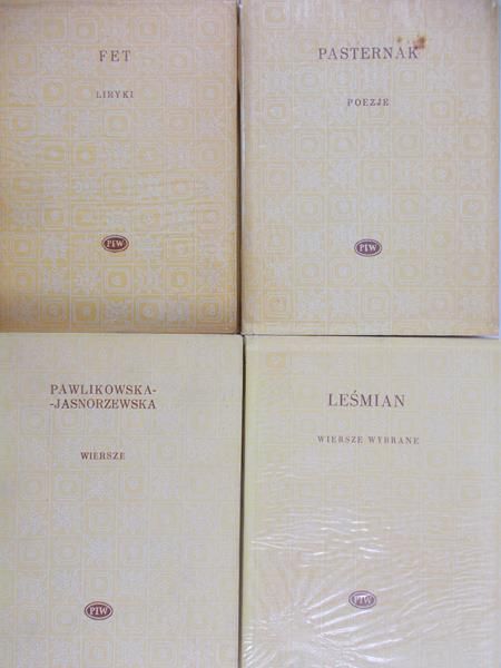 Biblioteka poetów – zestaw 4 książek