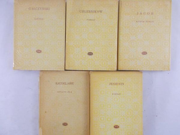 Biblioteka poetów – Zestaw 5 książek