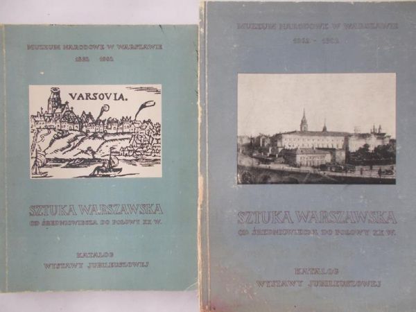 Sztuka warszawska od średniowiecza do połowy XX w (zestaw 2 książek)