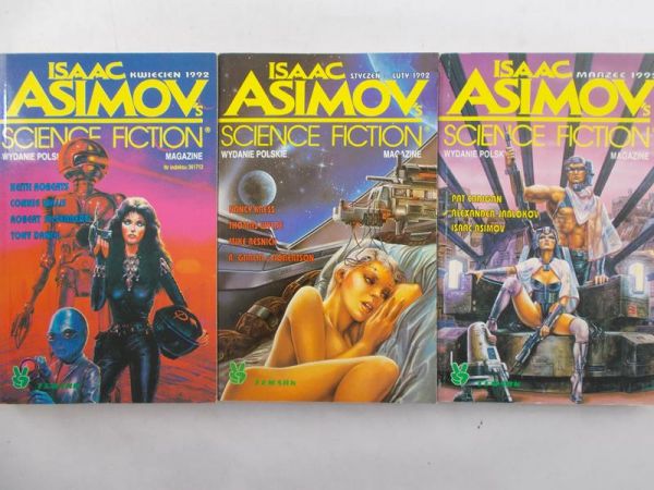 Asimov Isaac - Science fiction magazine, 3 książki