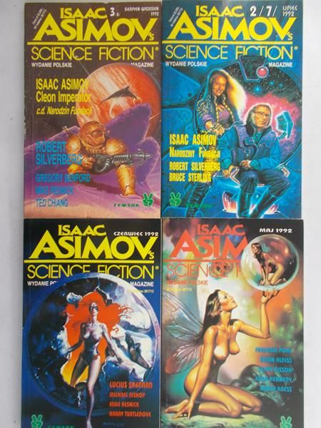 Asimov Isaac - Science fiction magazine, 4 książki