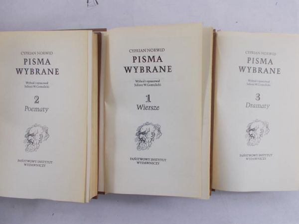 Norwid Cyprian - Pisma Wybrane: Wiersze/Poematy/Dramaty
