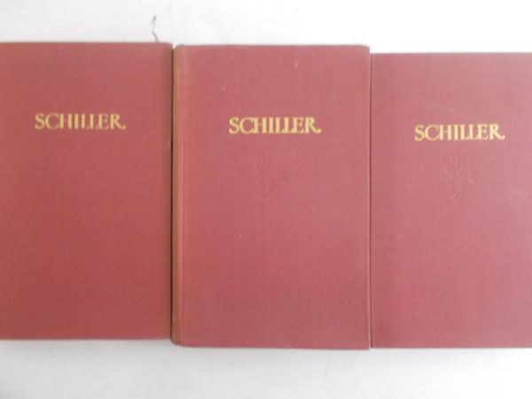 Schiller - Dzieła wybrane, Tom I - III