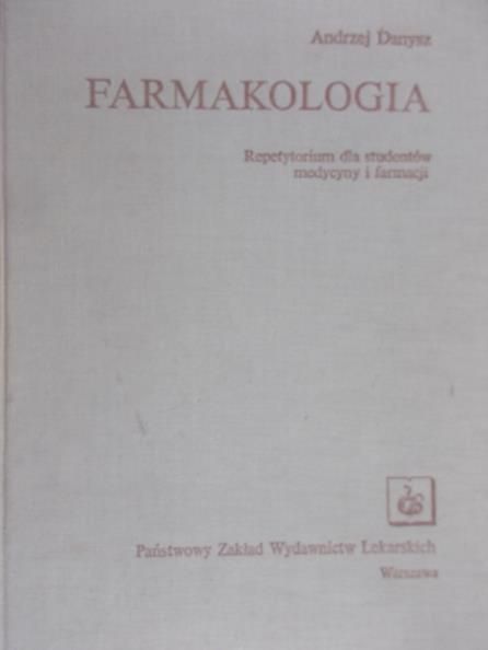 Danysz Andrzej - Farmakologia