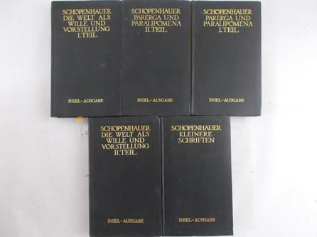 Schopenhauer - Zestaw 5 książek, 1935 r.