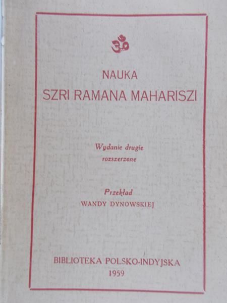 Dynowska Wanda ( przekł.) - Nauka Szri Ramana Mahariszi